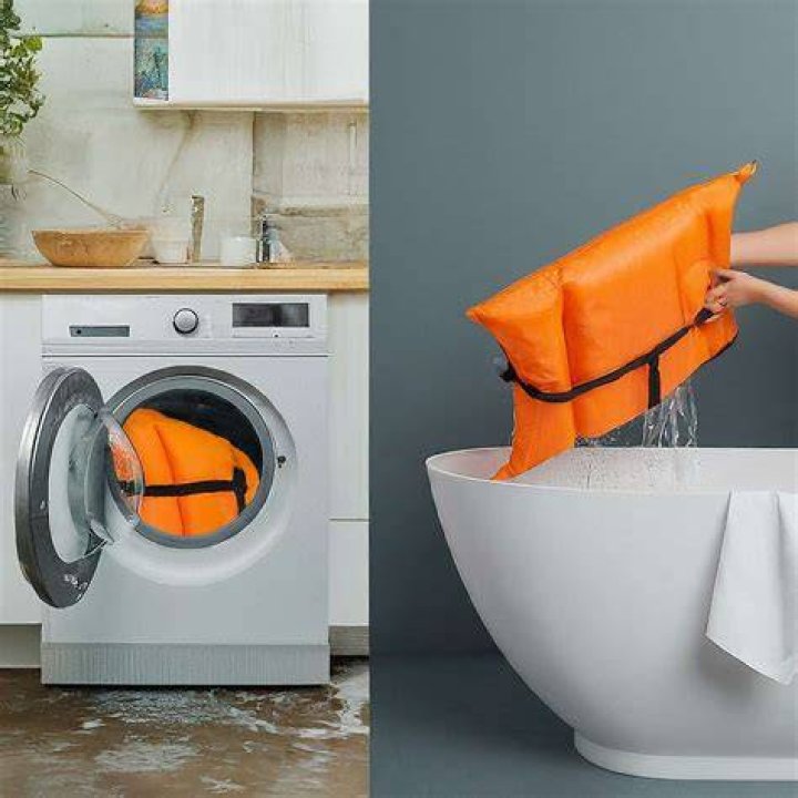 Can you wash life jackets in washing machine?
