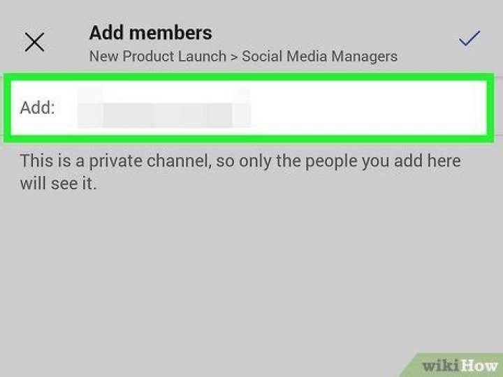 How do I add people to a private channel?