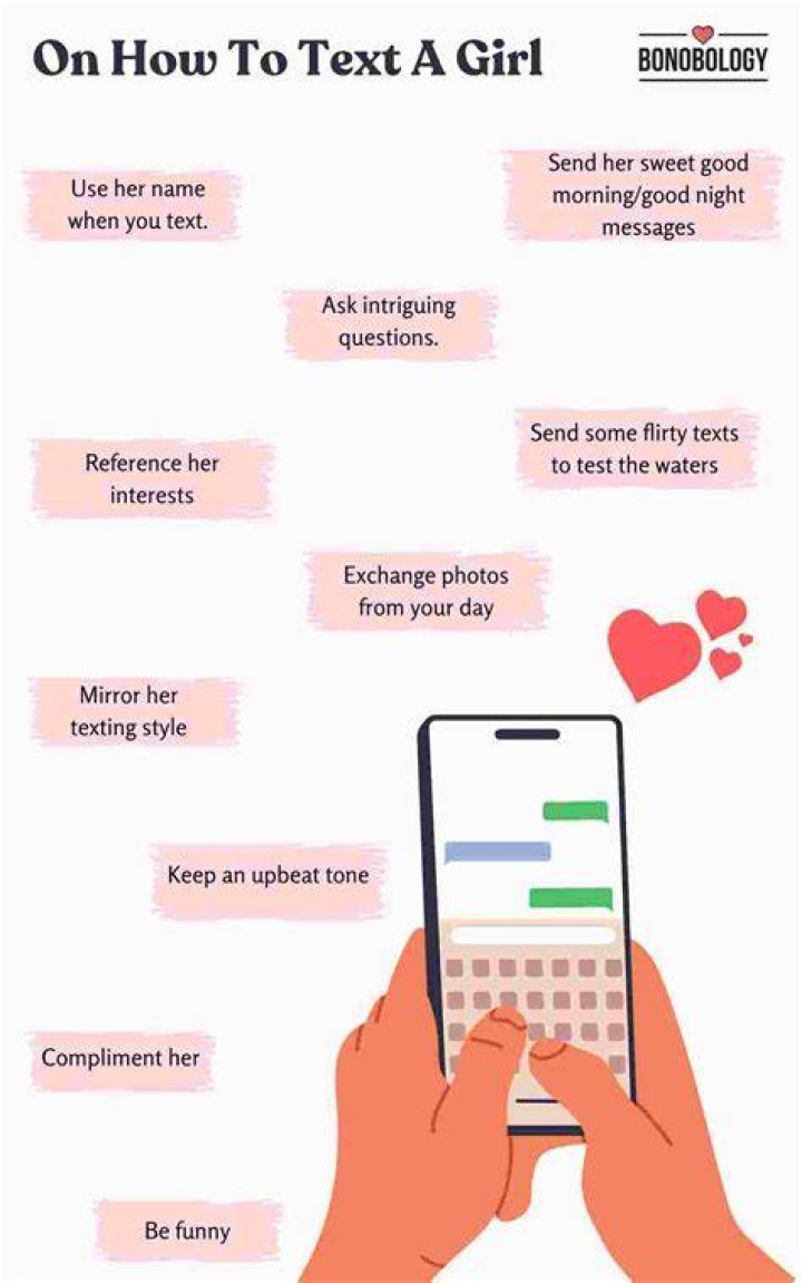 How do you hook up to a girl over text?