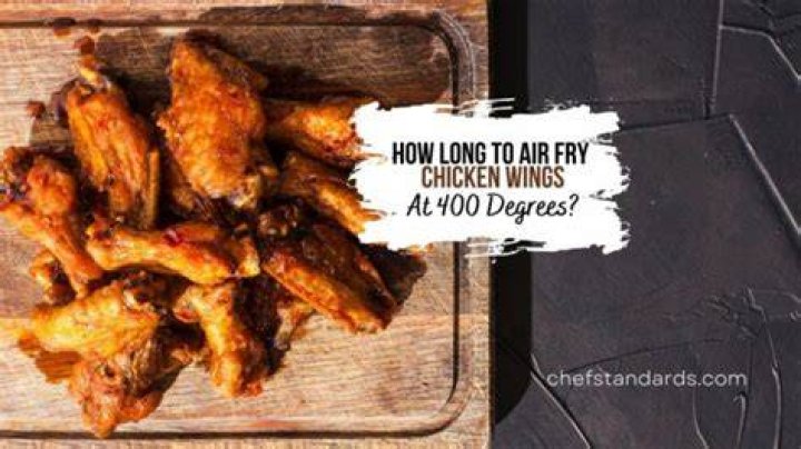 How long does it take to air fry chicken wings at 400?