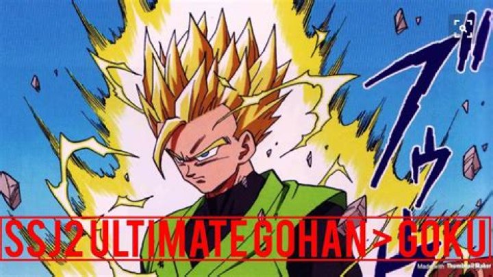 Is Ultimate Gohan stronger than Super Saiyan 2?