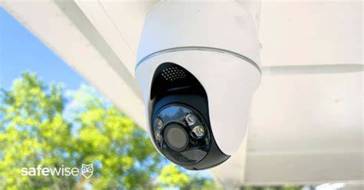 Should security cameras be above or below lights?