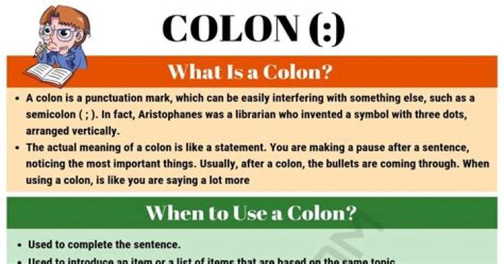 What Does a colon mean in the Bible?