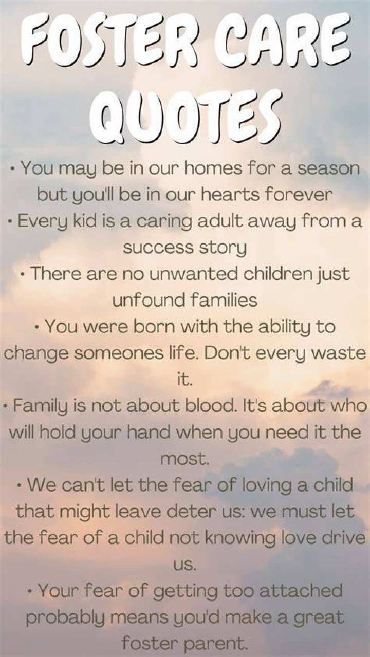 What does God say about foster parents?