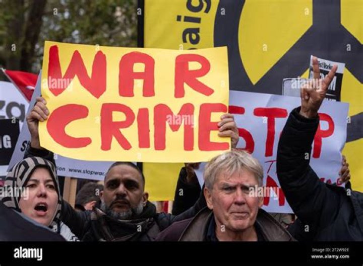 What does it mean if a country commits war crimes?
