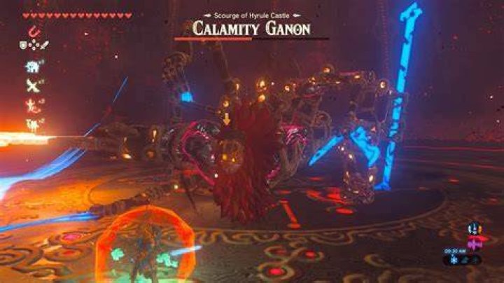 What happens if you lose to calamity Ganon?