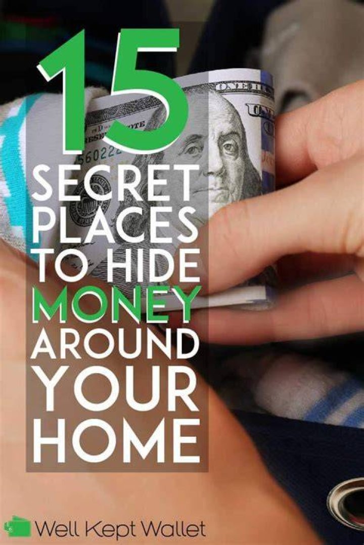 Where can I hide money at home?